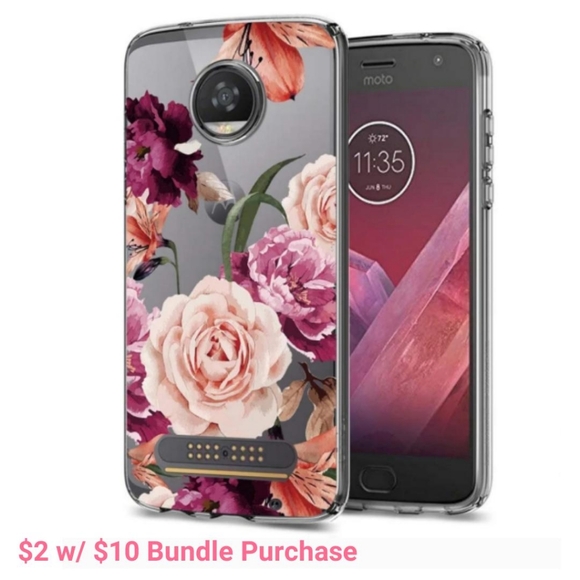 Phone Case - Moto Z2 Play Transparent Flex - Picture 1 of 15